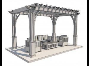 pergola 12 3D मॉडल