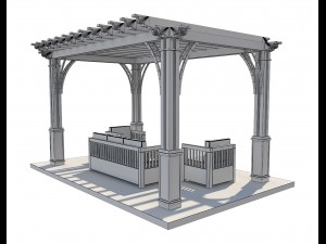 pergola 12 3D मॉडल