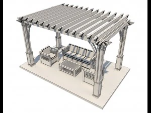 pergola 12 3D Model