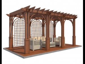 pergola 13 3D मॉडल