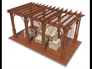 pergola 13 3D मॉडल