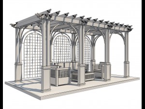 pergola 13 3D मॉडल