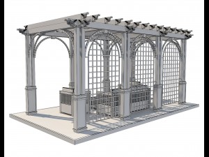 pergola 13 3D मॉडल