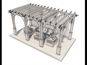 pergola 13 3D मॉडल