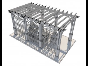 pergola 13 3D मॉडल