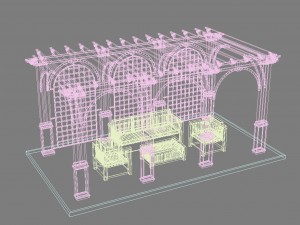 pergola 13 3D मॉडल