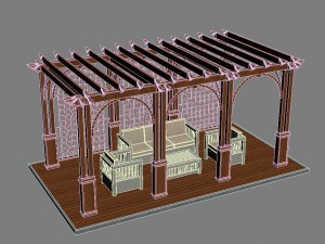 pergola 13 3D मॉडल