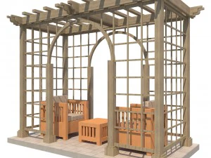 pergola 14 3D Model