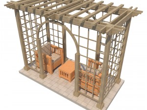 pergola 14 3D Model
