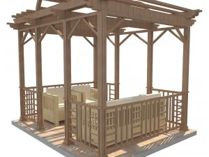 pergola 15 3D Model