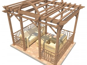 pergola 15 3D Модель