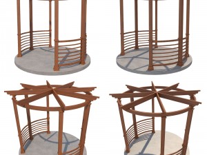 pergola 16 Modèle 3D