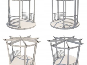pergola 16 Modèle 3D
