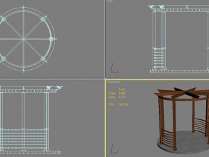pergola 16 Modèle 3D