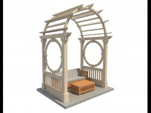 16 pergolas set 1 3D Model