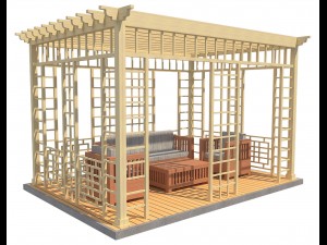 pergola 18 3D Model