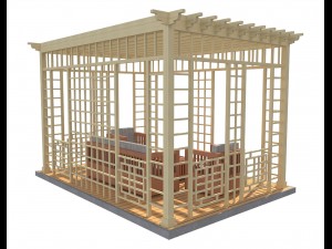 pergola 18 3D मॉडल