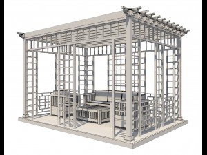 pergola 18 3D मॉडल