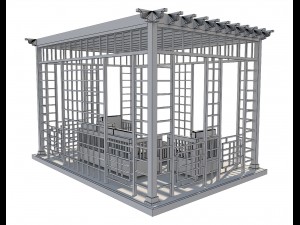pergola 18 3D मॉडल