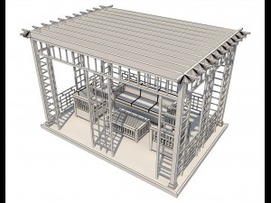pergola 18 3D मॉडल