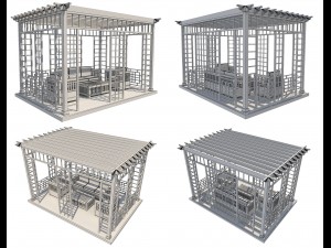 pergola 18 3D मॉडल