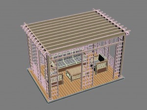 pergola 18 3D मॉडल