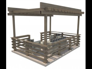 pergola 19 3D मॉडल