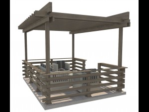pergola 19 3D मॉडल