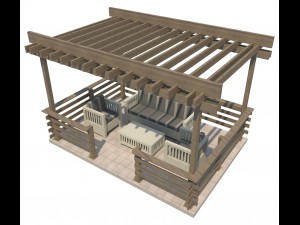 pergola 19 3D मॉडल