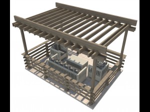 pergola 19 3D मॉडल