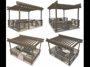 pergola 19 3D मॉडल