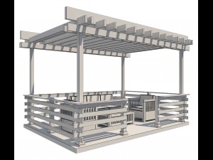 pergola 19 3D मॉडल