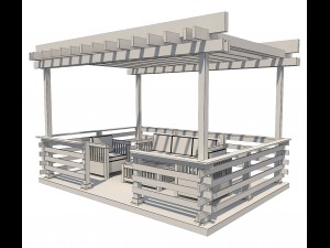 pergola 19 3D मॉडल