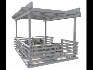 pergola 19 3D मॉडल