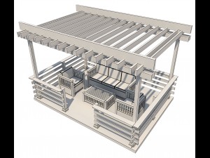 pergola 19 3D मॉडल
