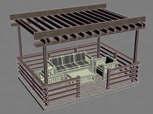 pergola 19 3D मॉडल