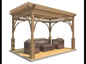 пергола 20 3D Модель