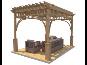 pergola 20 3D मॉडल
