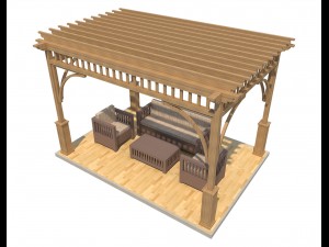pergola 20 3D मॉडल