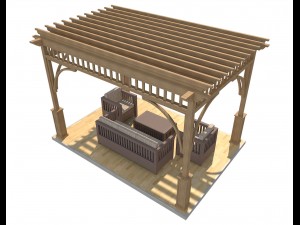 pergola 20 3D मॉडल