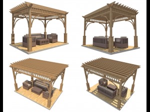pergola 20 3D मॉडल