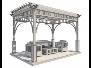 pergola 20 3D मॉडल