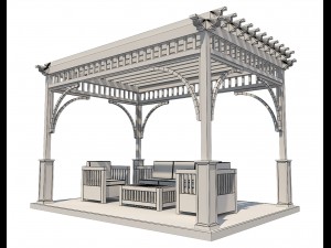 pergola 20 3D मॉडल