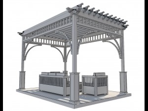 pergola 20 3D मॉडल