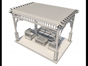 pergola 20 3D मॉडल