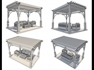 pergola 20 3D मॉडल
