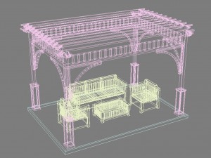 pergola 20 3D मॉडल