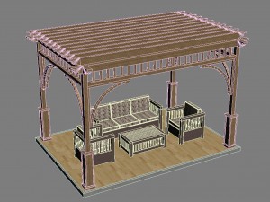 pergola 20 3D मॉडल