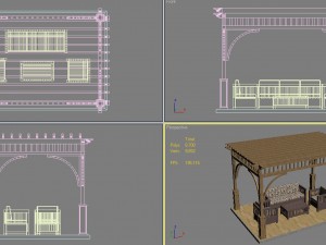 pergola 20 3D मॉडल
