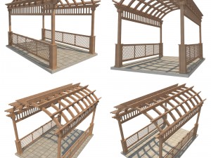 pergola 22 3D मॉडल